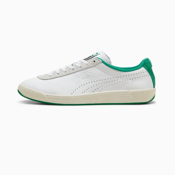 Puma white green store