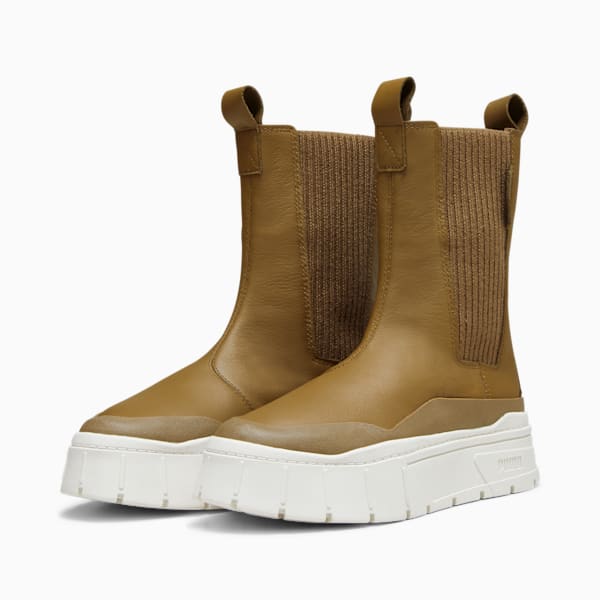 Botas de Invierno Mayze Stack Chelsea para mujer, Chocolate Chip, extralarge