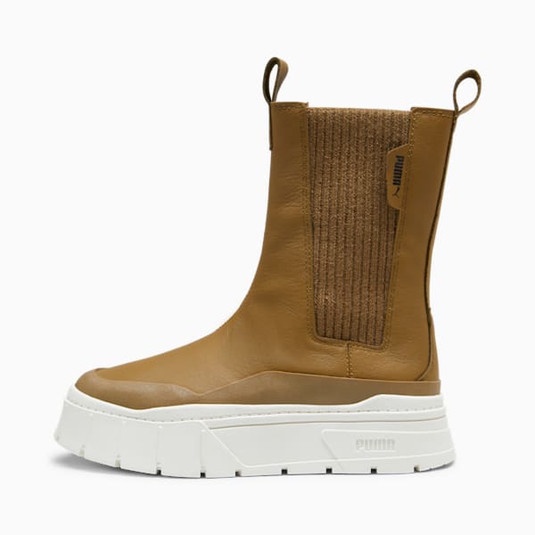 Botas de Invierno Mayze Stack Chelsea para mujer, Chocolate Chip, extralarge