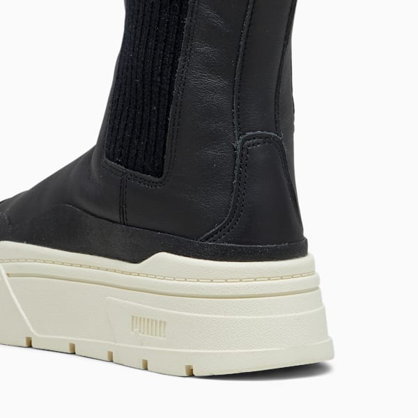 Botas de Invierno Mayze Stack Chelsea para mujer, PUMA Black, extralarge