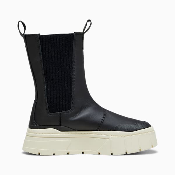 Botas de Invierno Mayze Stack Chelsea para mujer, PUMA Black, extralarge