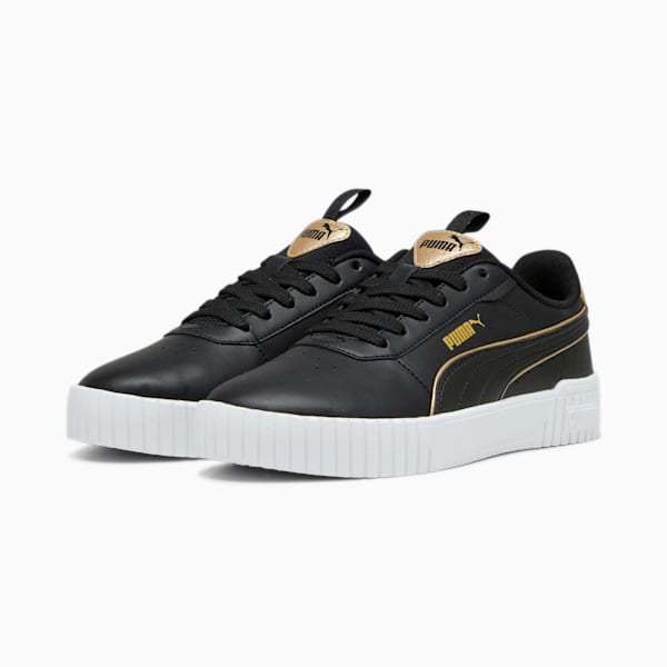Carina 2.0 Pop Up Metallics Women's Sneakers, PUMA Black-PUMA Gold-PUMA White, extralarge-IND