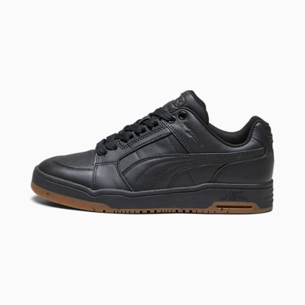 Black gum sneakers top