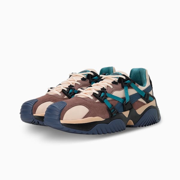 Voltaire Hike Sneakers, Cashew-Bold Blue, extralarge-IND