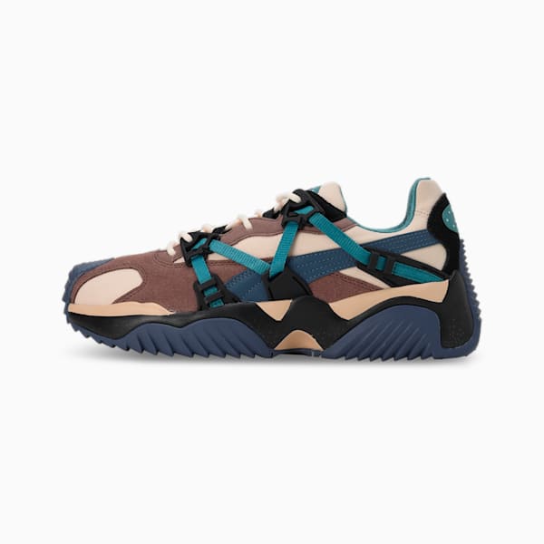 Voltaire Hike Sneakers, Cashew-Bold Blue, extralarge-IND