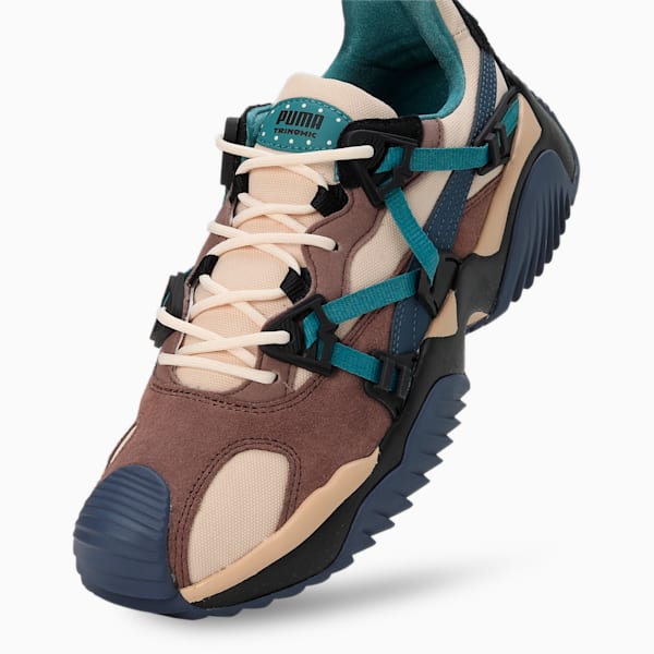 Voltaire Hike Sneakers, Cashew-Bold Blue, extralarge-IND