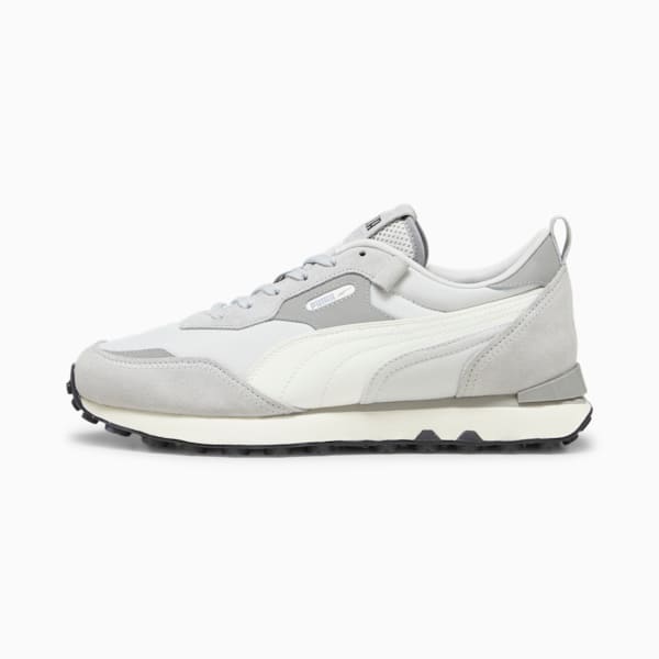 Tenis casual Rider FV Base para hombre, Sedate Gray-Frosted Ivory, extralarge