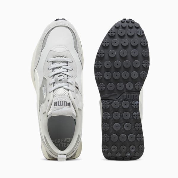 Tenis casual Rider FV Base para hombre, Sedate Gray-Frosted Ivory, extralarge