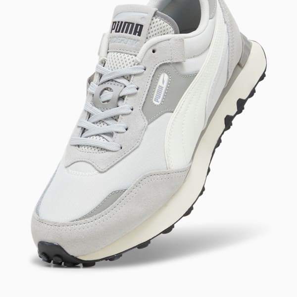 Tenis casual Rider FV Base para hombre, Sedate Gray-Frosted Ivory, extralarge