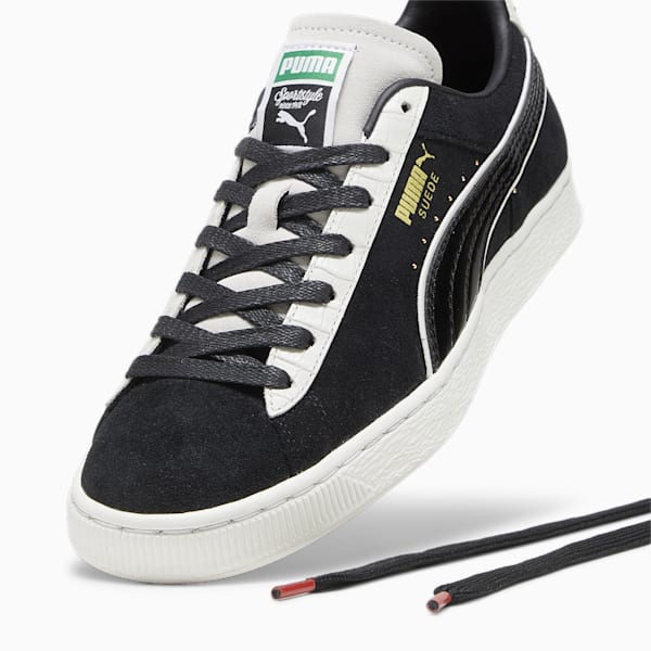 ユニセックス スウェード コレクターズ エディション スニーカー, PUMA Black-Warm White, extralarge-JPN