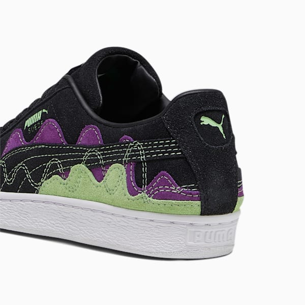 ユニセックス スウェード サウンドウェーブ スニーカー, PUMA Black-Spring Fern, extralarge-JPN