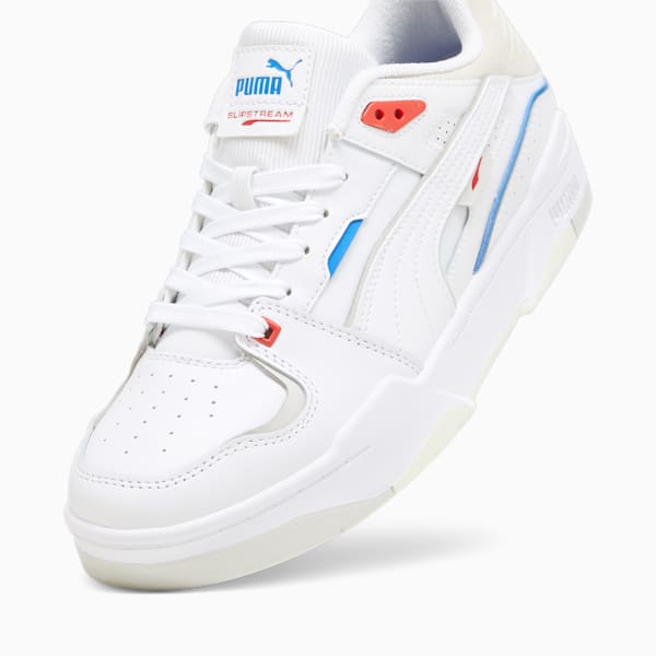 Slipstream Bball Sneakers, PUMA White-Glacial Gray, extralarge
