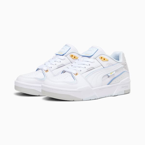 Slipstream Bball Sneakers, PUMA White-Cool Light Gray, extralarge-IND