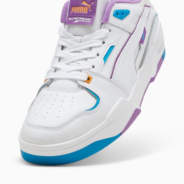 Slipstream Unisex Bball Sneakers, PUMA White-Speed Blue, extralarge-IND
