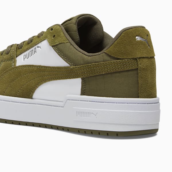 CA Pro Quilt Men's Sneakers, PUMA White-Olive Drab, extralarge