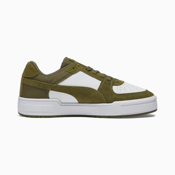 CA Pro Quilt Men's Sneakers, PUMA White-Olive Drab, extralarge