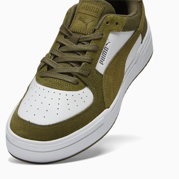 CA Pro Quilt Men's Sneakers, PUMA White-Olive Drab, extralarge
