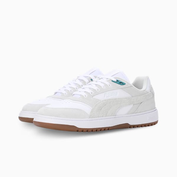 Doublecourt PRM Sneakers, PUMA White-Vapor Gray-Bold Blue, extralarge-IND
