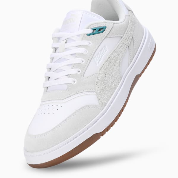 Doublecourt PRM Sneakers, PUMA White-Vapor Gray-Bold Blue, extralarge-IND