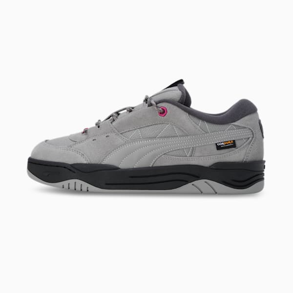 Puma-180 Cordura® Unisex Sneakers, Concrete Gray-PUMA Black, extralarge-IND