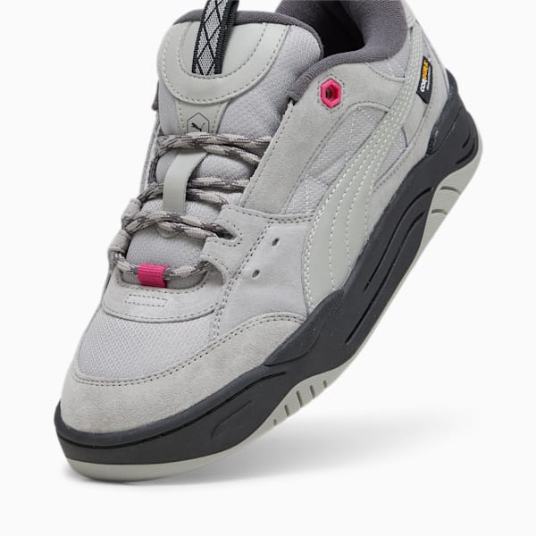 Puma-180 Cordura® Unisex Sneakers, Concrete Gray-PUMA Black, extralarge-AUS