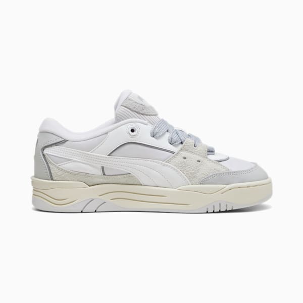 ユニセックス スケートボード PUMA-180 リフレクト スニーカー, PUMA White-Cool Light Gray, extralarge-JPN