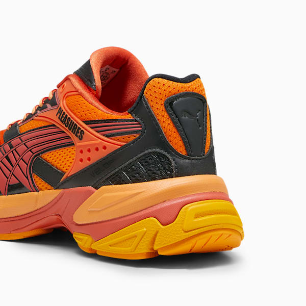 PUMA x PLEASURES Velophasis Layers Sneakers, Cayenne Pepper-Astro Red, extralarge