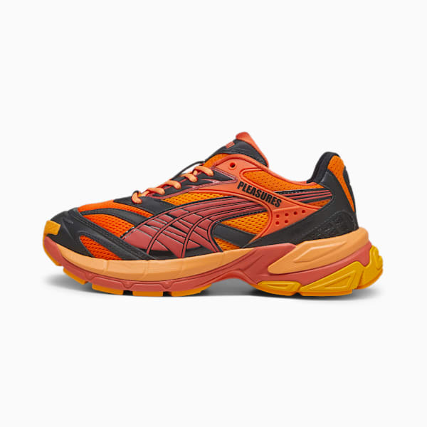 PUMA x PLEASURES Velophasis Layers Unisex Sneakers, Cayenne Pepper-Astro Red, extralarge-AUS