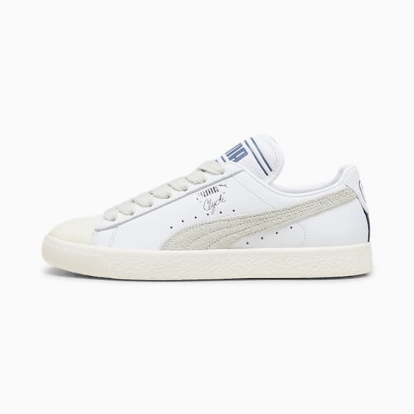 PUMA x RHUIGI Clyde Unisex Sneakers, Pristine-Sedate Gray-PUMA White, extralarge-AUS