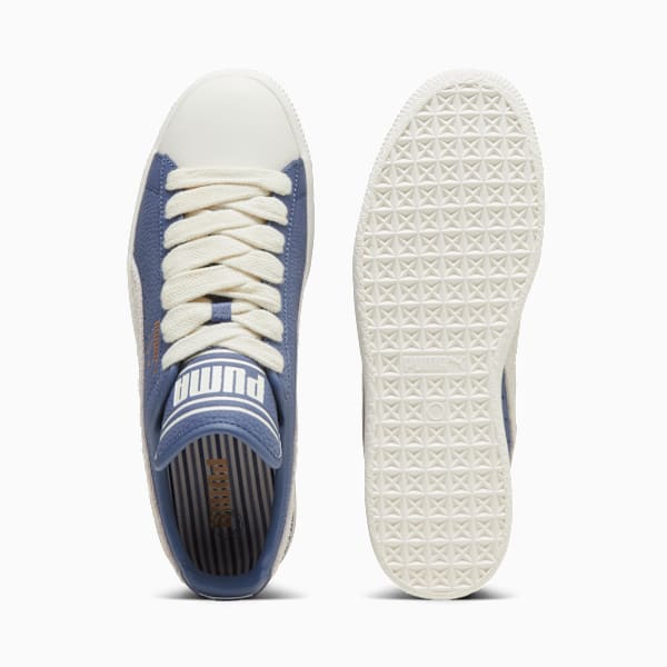 PUMA x RHUIGI Clyde Sneakers, Pristine-Pristine-Inky Blue, extralarge