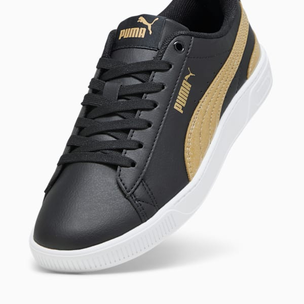 Vikky v3 Nova Youth Sneakers, PUMA Black-Gold-PUMA White, extralarge-IND