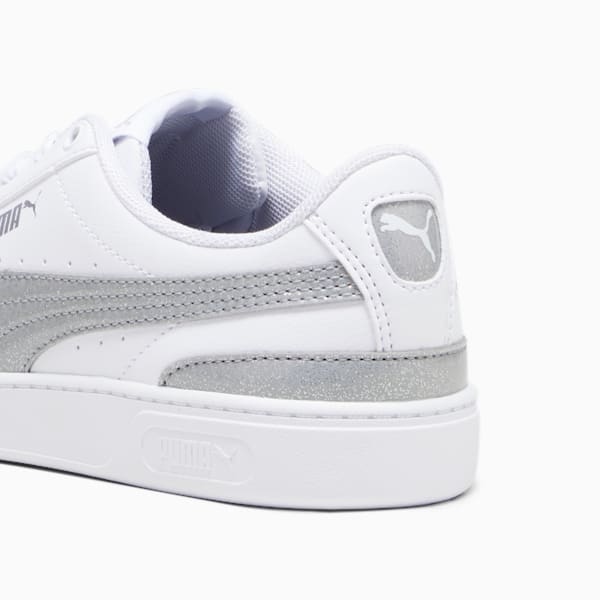 Tenis adolescente Vikky v3 Nova, PUMA White-PUMA Silver, extralarge