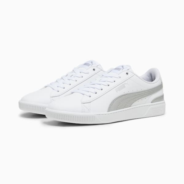 Chaussures Vikky v3 Nova Enfant et Adolescent, PUMA White-PUMA Silver, extralarge