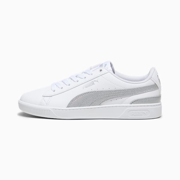 Chaussures Vikky v3 Nova Enfant et Adolescent, PUMA White-PUMA Silver, extralarge