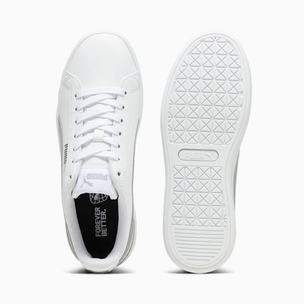 Chaussures Vikky v3 Nova Enfant et Adolescent, PUMA White-PUMA Silver, extralarge