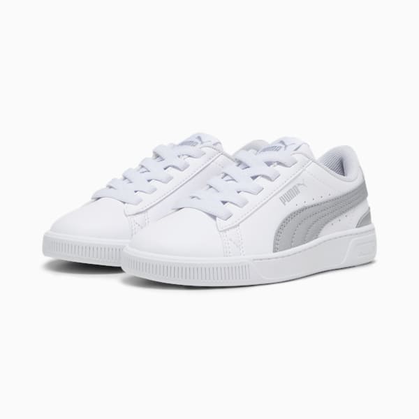 Tenis para niños pequeños Vikky v3 Nova, PUMA White-PUMA Silver, extralarge