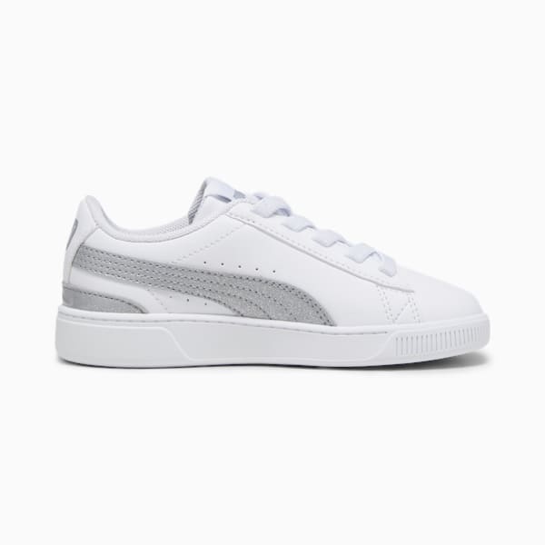 Vikky v3 Nova Little Kids' Sneakers, PUMA White-PUMA Silver, extralarge