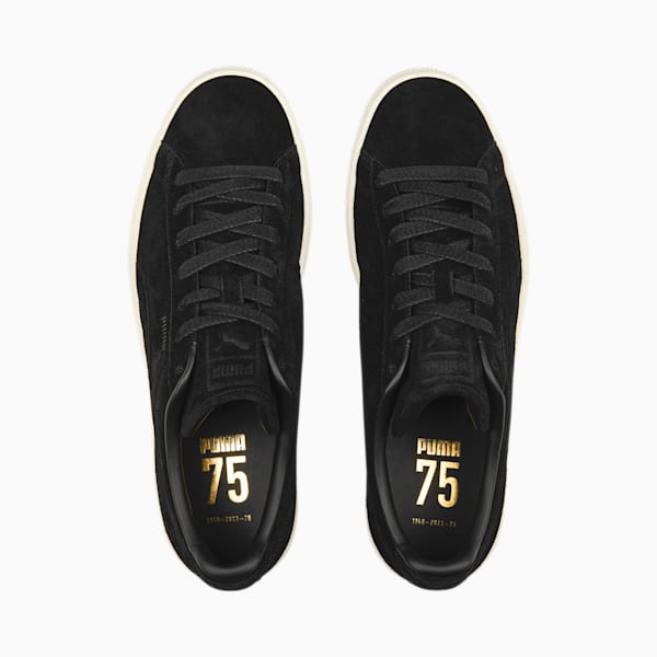 Suede Classic 75th Anniversary Edition Men's Sneakers, PUMA Black-PUMA Black, extralarge-AUS