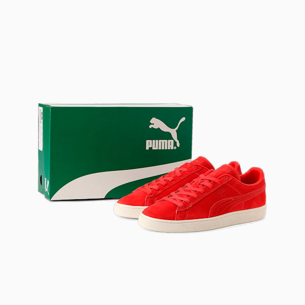 ユニセックス 75周年記念モデル スウェード クラシック スニーカー, PUMA Red-PUMA Red-PUMA Black, extralarge-JPN