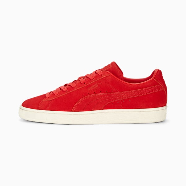 ユニセックス 75周年記念モデル スウェード クラシック スニーカー, PUMA Red-PUMA Red-PUMA Black, extralarge-JPN