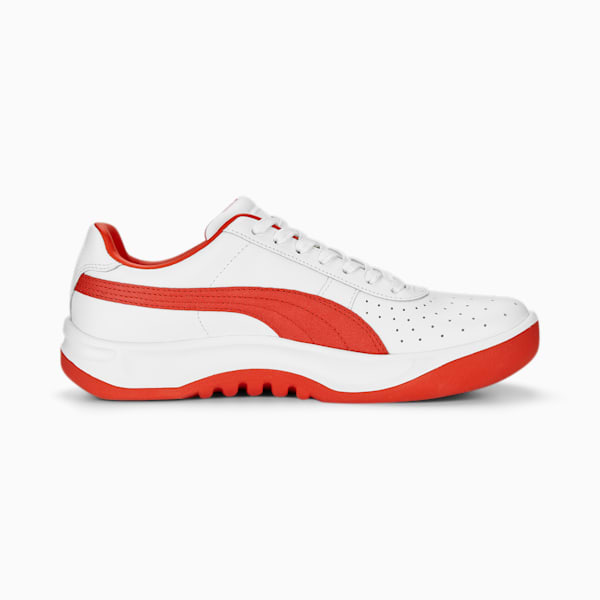 GV SPECIAL 75th Anniversary Edition Unisex Sneakers, PUMA White-Burnt Red-PUMA Gold