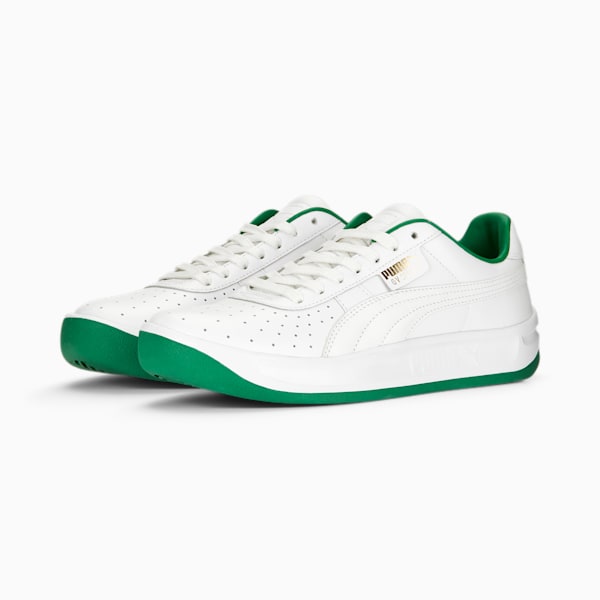 Tenis Guillermo Vilas Special-Edition 75-Years, PUMA White-Archive Green-PUMA Gold, extralarge