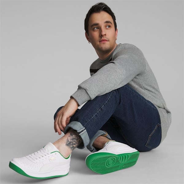 GV Special 75th Year Sneakers, PUMA White-Archive Green-PUMA Gold, extralarge