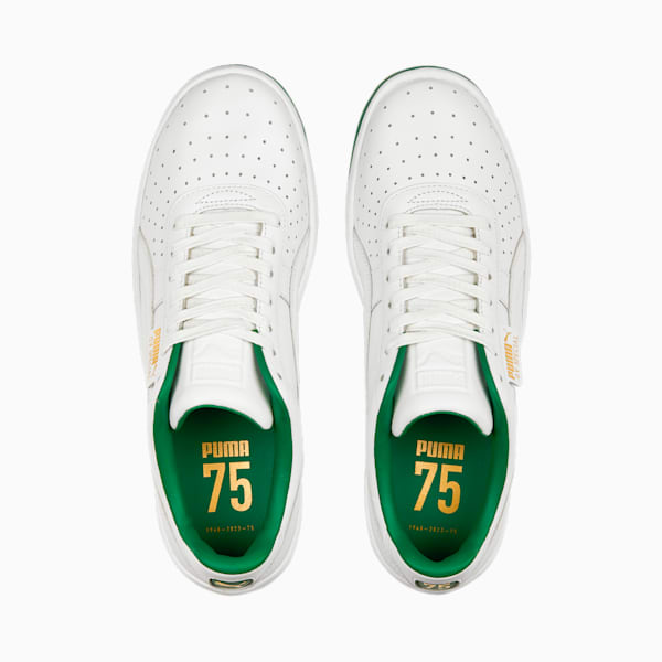 Tenis Guillermo Vilas Special-Edition 75-Years, PUMA White-Archive Green-PUMA Gold, extralarge