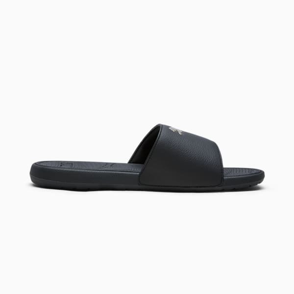 Cool Cat 2.0 Sport Men's Slides, PUMA Black-Puma Team Gold, extralarge