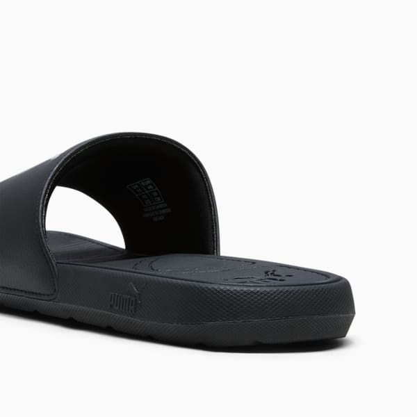 Cool Cat 2.0 Sport Men's Slides, PUMA Black-Puma Silver, extralarge