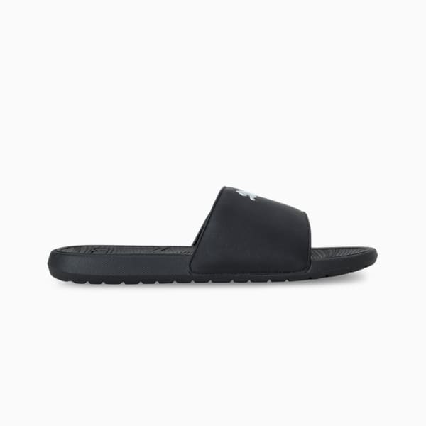 Cool Cat 2.0 Sport Men's Slides, PUMA Black-Puma Silver, extralarge-IND