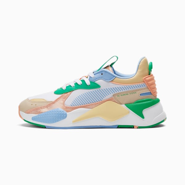 RS-X Fantasy Women's Sneakers , PUMA White-Orange Peach-Granola, extralarge