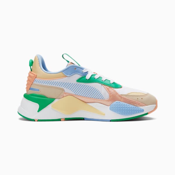 RS-X Fantasy Women's Sneakers , PUMA White-Orange Peach-Granola, extralarge