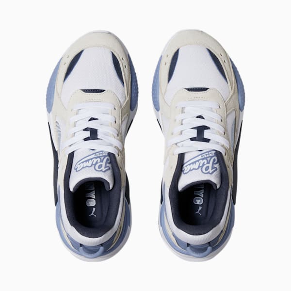 Zapatos deportivos PUMA NYC RS-X Reinvent Flagship Play para mujer, PUMA White-Pristine-Filtered Ash